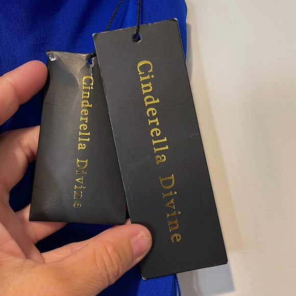 🔥Cinderella Divine formal peplum sweetheart neckline dress - Picture 4 of 7